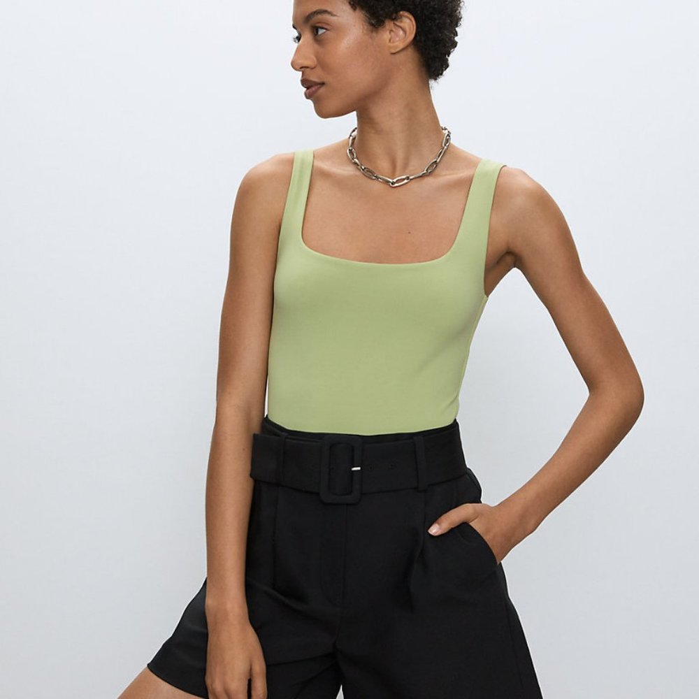 Babaton contour bodysuit pistachio.